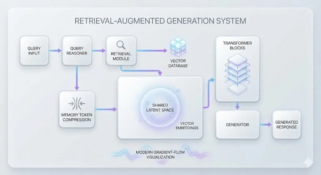 Claraara Memory Extraction Process visualizing how tokens are compressed