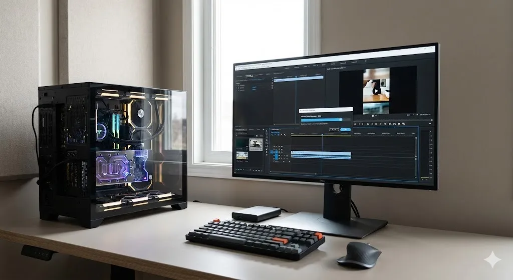 Tencent Hunyuan Video 1.5 interface showing text-to-video generation on consumer GPU